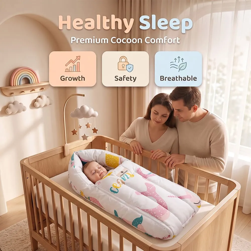 healthy sleep baby sleeping bag ocean print