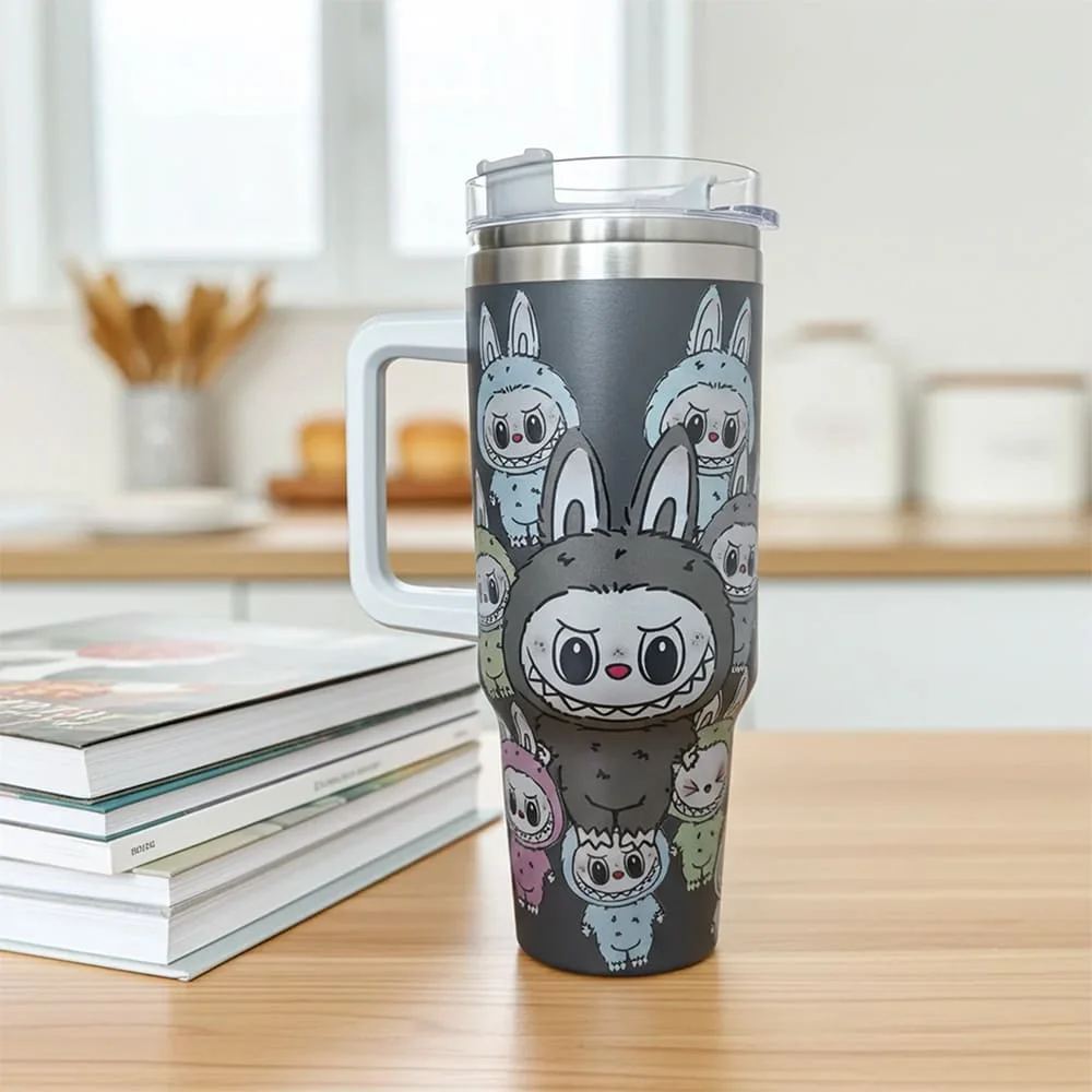 labubu tumbler with handle