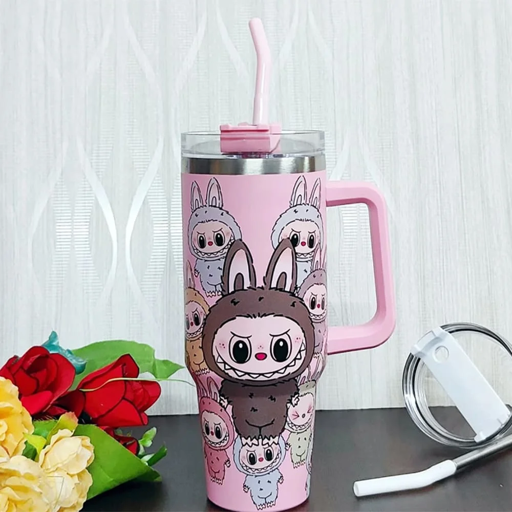labubu tumbler with handle