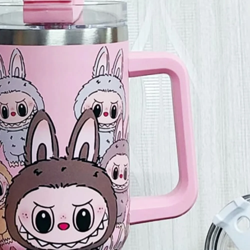 labubu tumbler with handle