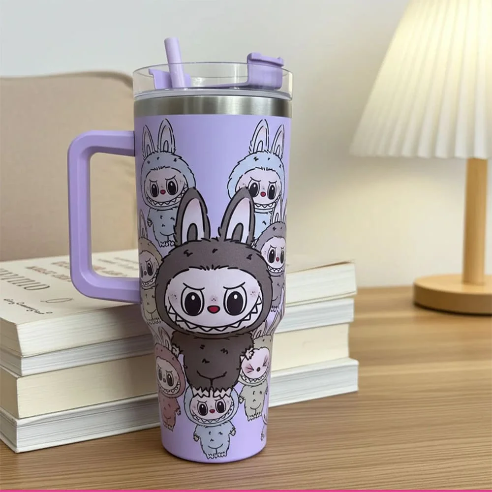 labubu tumbler with handle