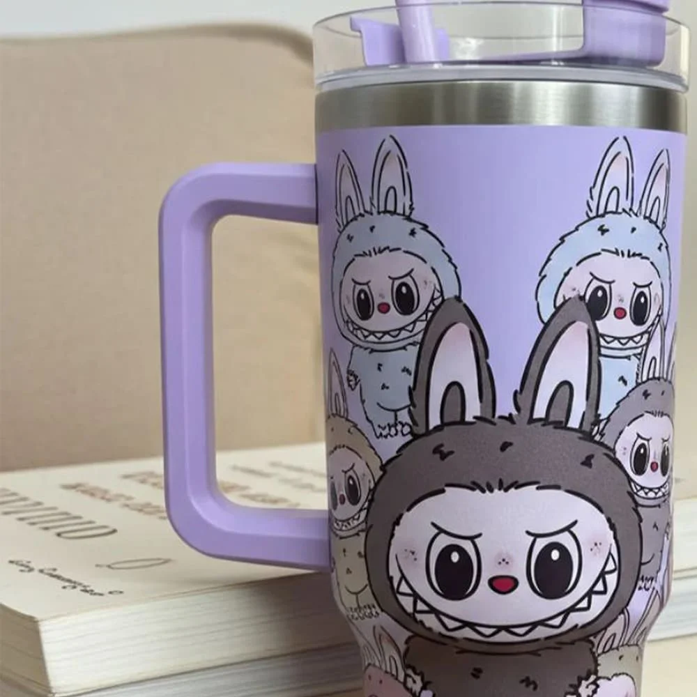 labubu tumbler with handle