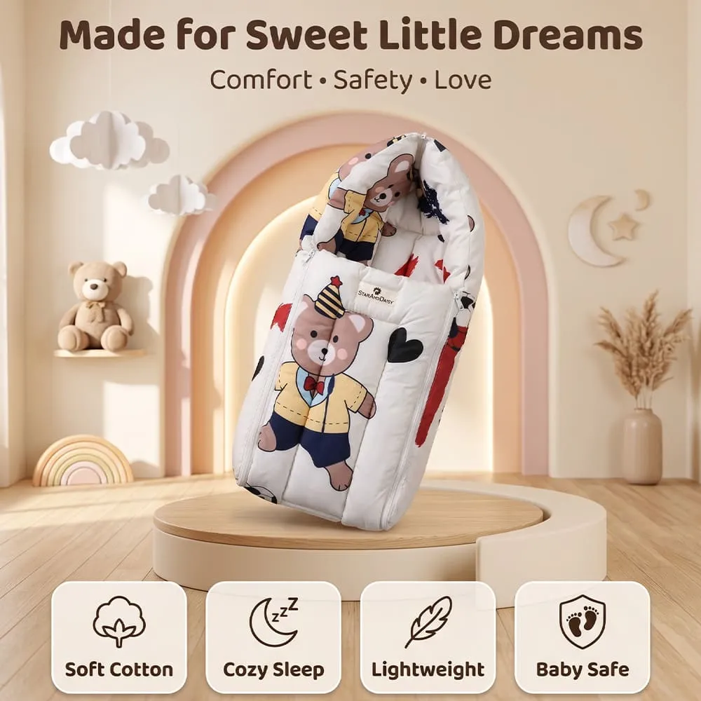 made for sweet baby sleeping bag bunny print