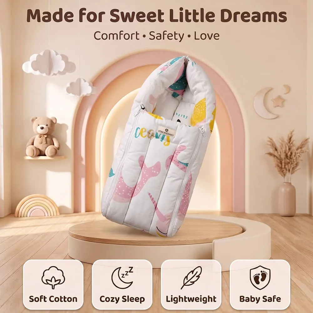 made for sweet dream baby sleeping bag ocean print