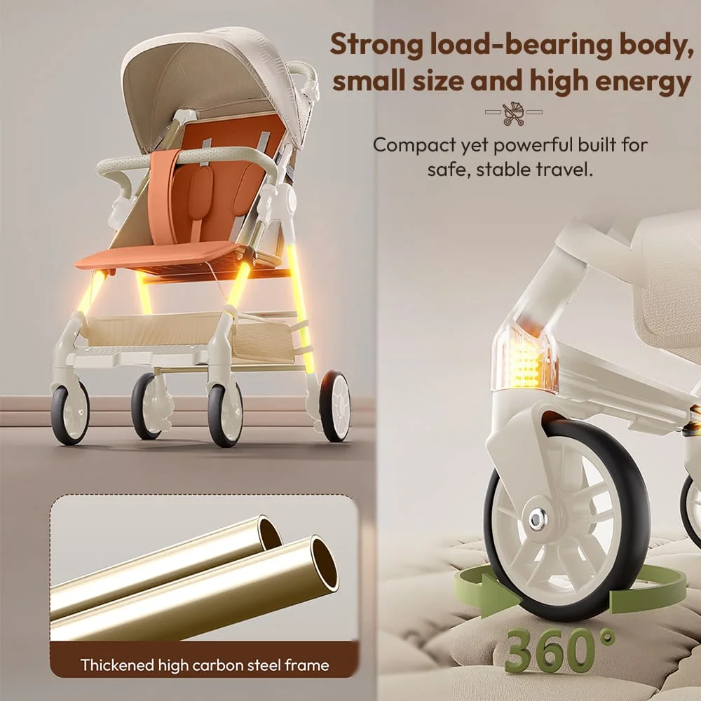 newnest stroller brown