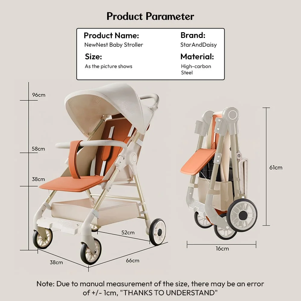 newnest stroller brown