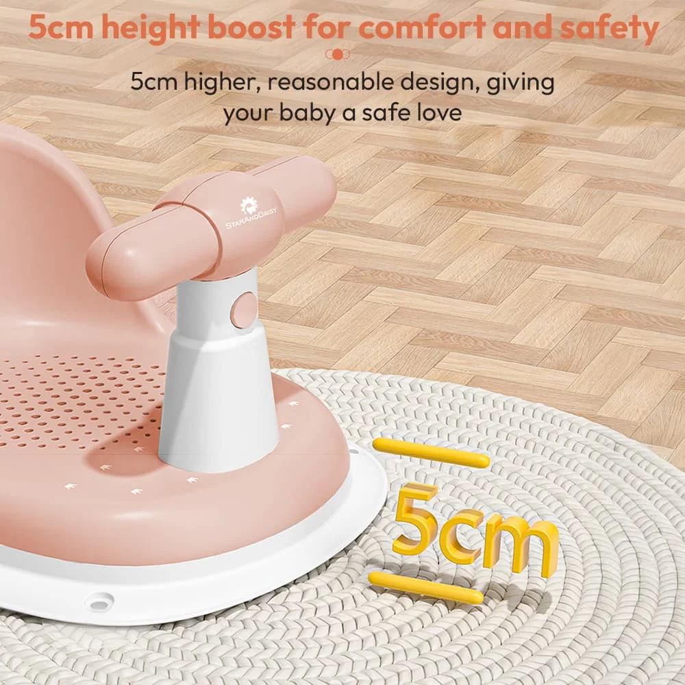 Compact bath stool for baby