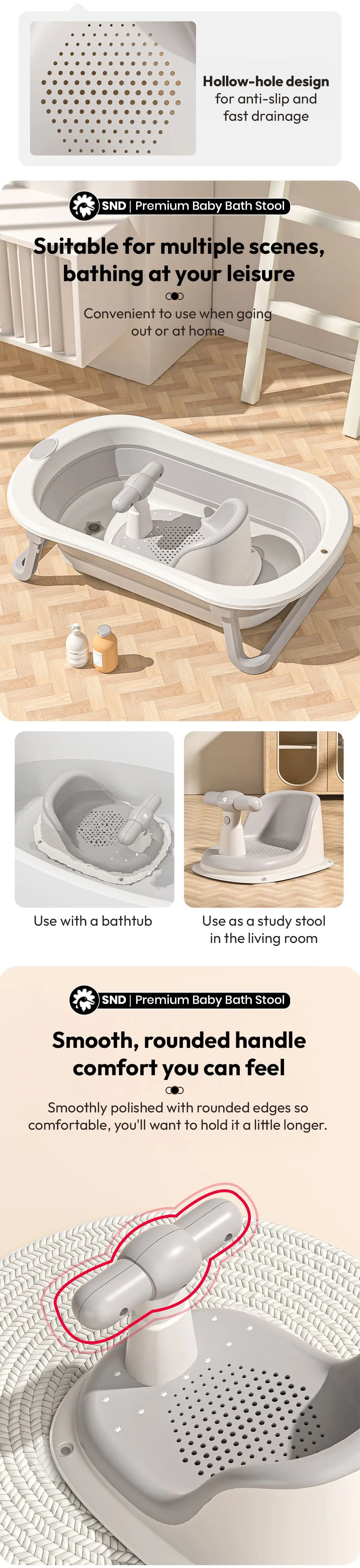 Baby Bathing Stool