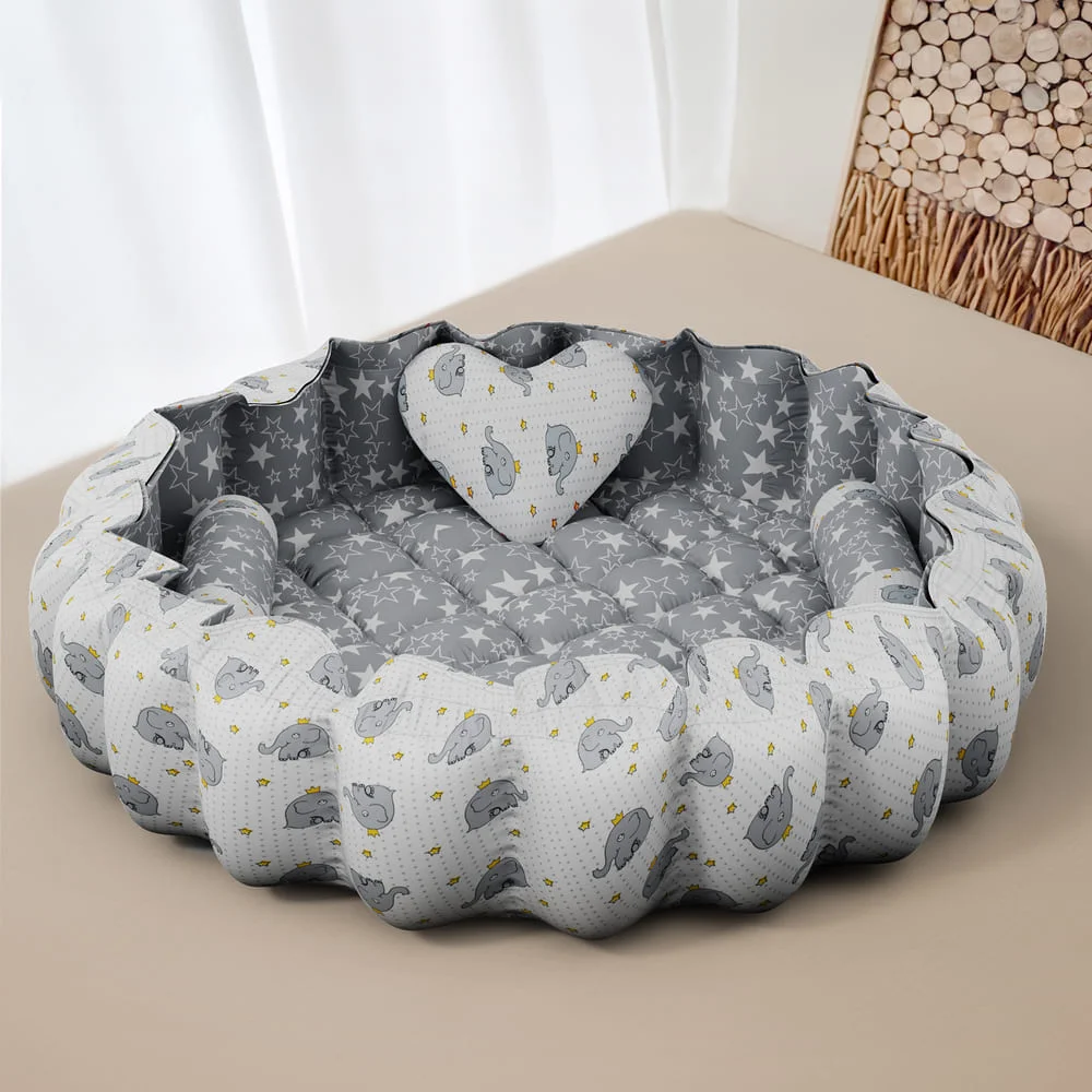 round sleeping bed