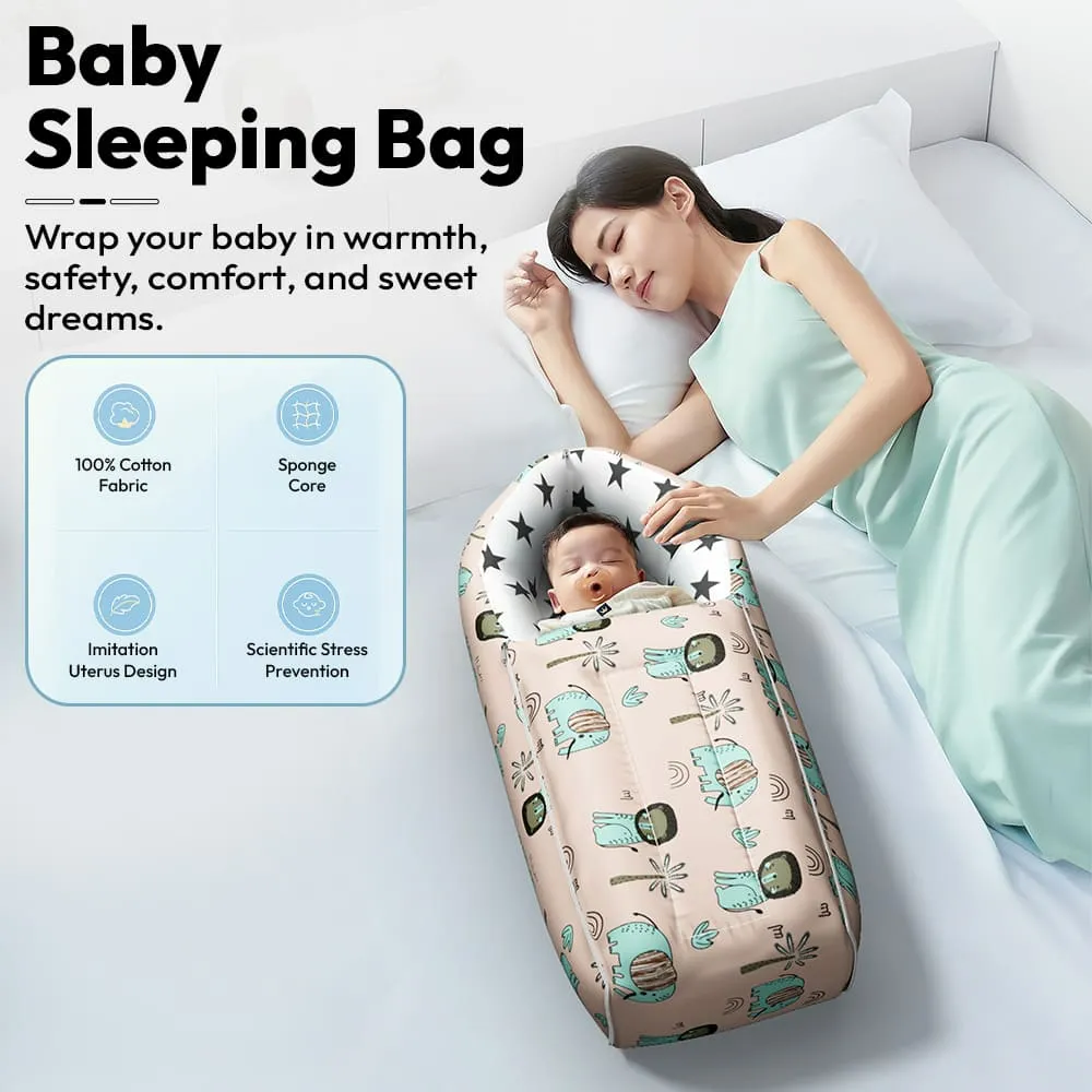 sleeping baby bag
