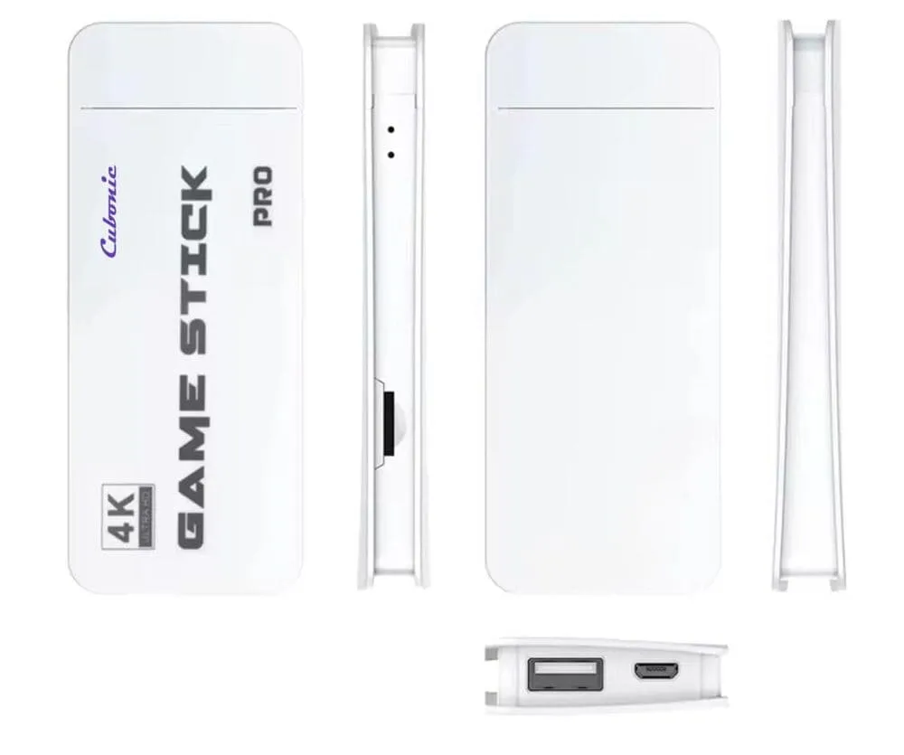 Cubonic M15 Plus Gamer’s Paradise Plug & Play Video Game, 64GB Storage, 20,000+ Classic Games, 23 Emulators, HDMI Output, USB Powered, 4K Game Stick Pro with Wireless Controller