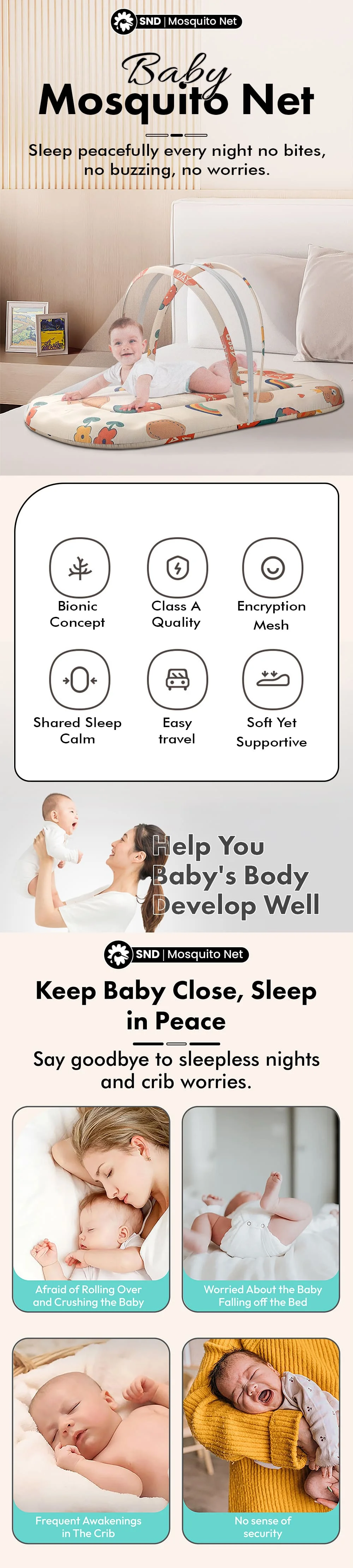 Bed Set with Mosquito Net