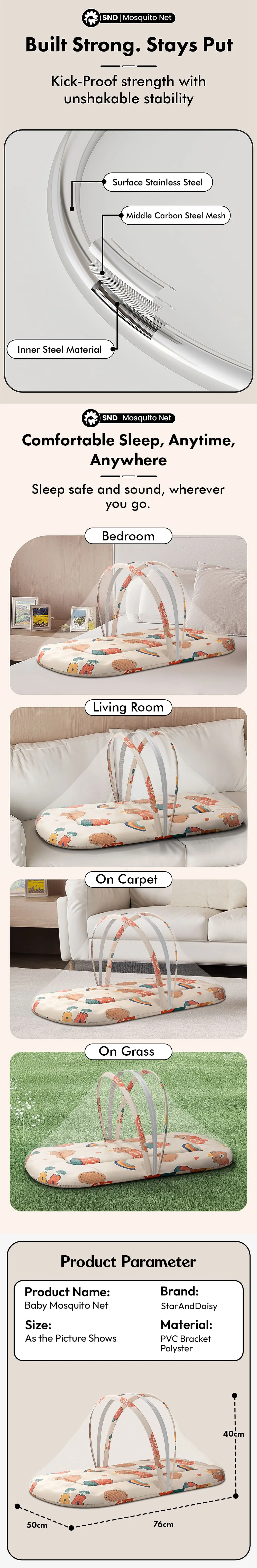 Bed Set with Mosquito Net