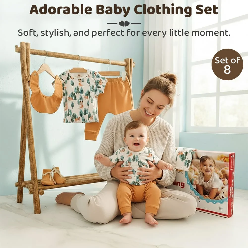 Clothing Set 8 Fox Print