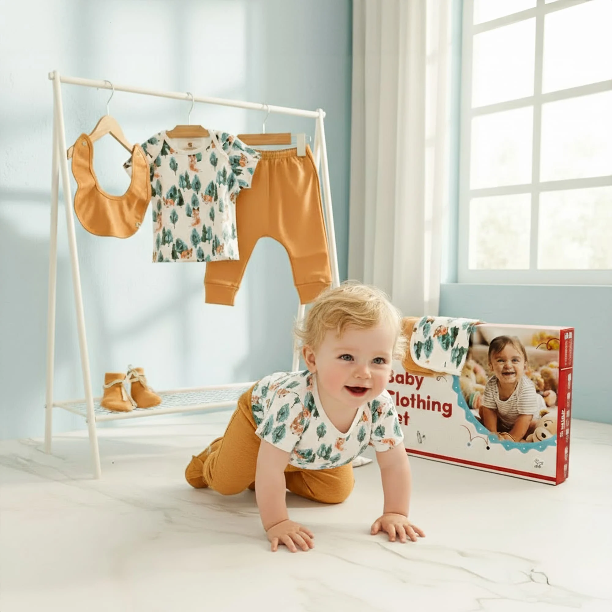 Clothing Set 8 Fox Print