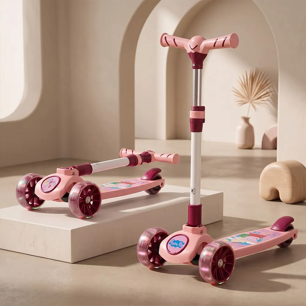 Peppa pig kids scooter pink