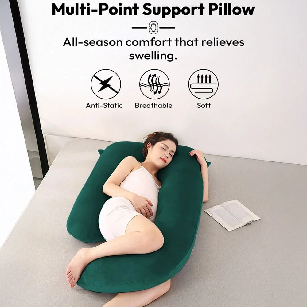 Pregnancy Pillow J Shape