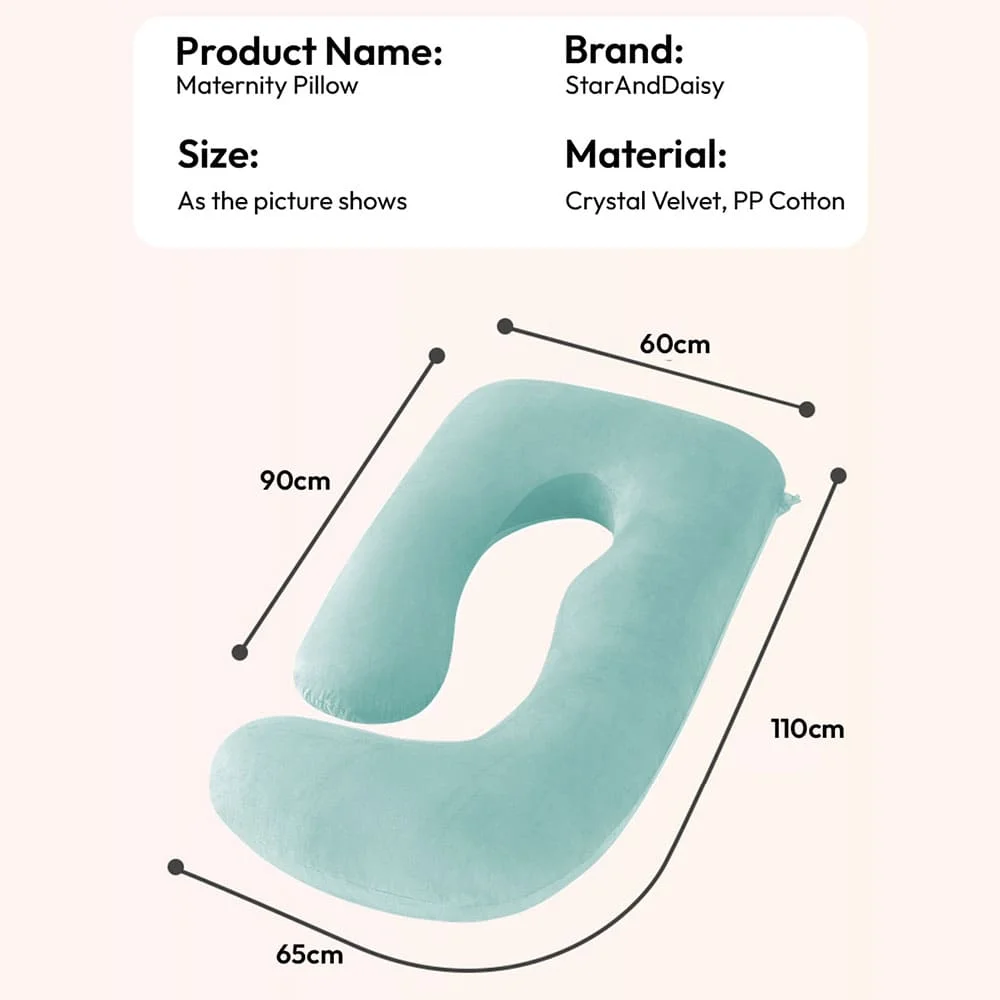 Pregnancy Pillow J Shape