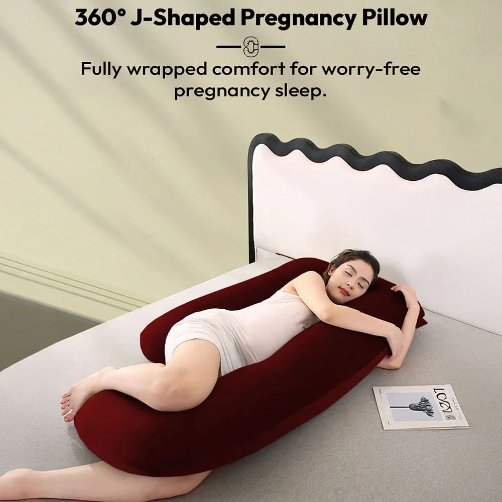 Pregnancy Pillow J Shape
