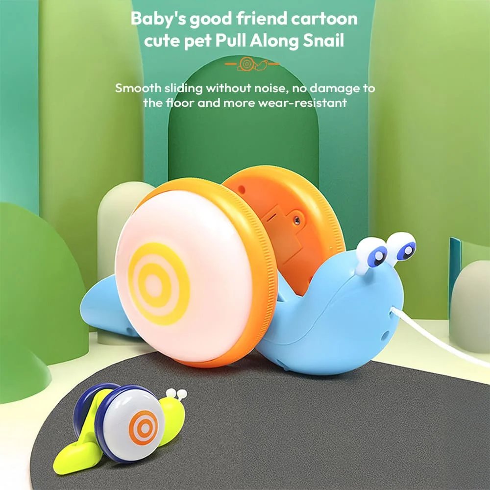 Pull Along Snail toy