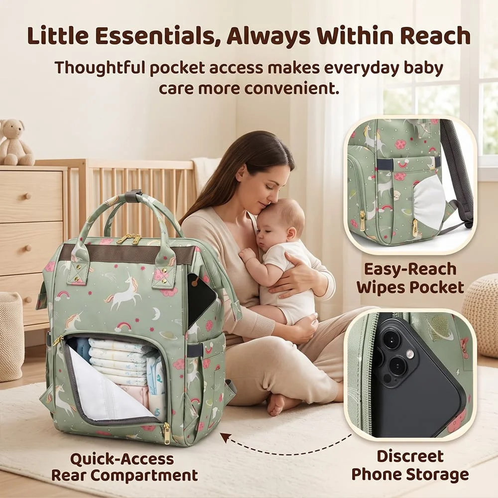 Unicorn diaper bag