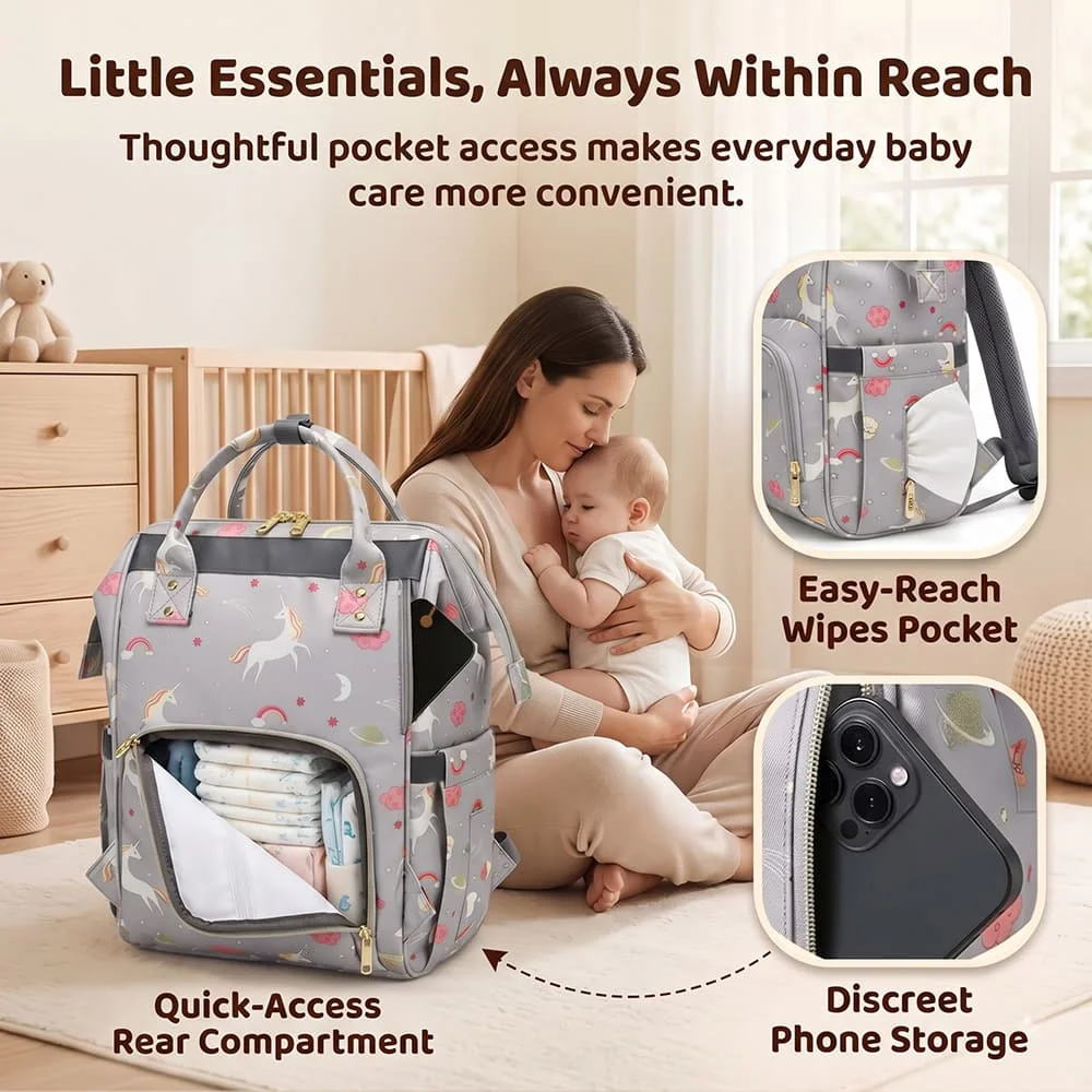 Unicorn diaper bag