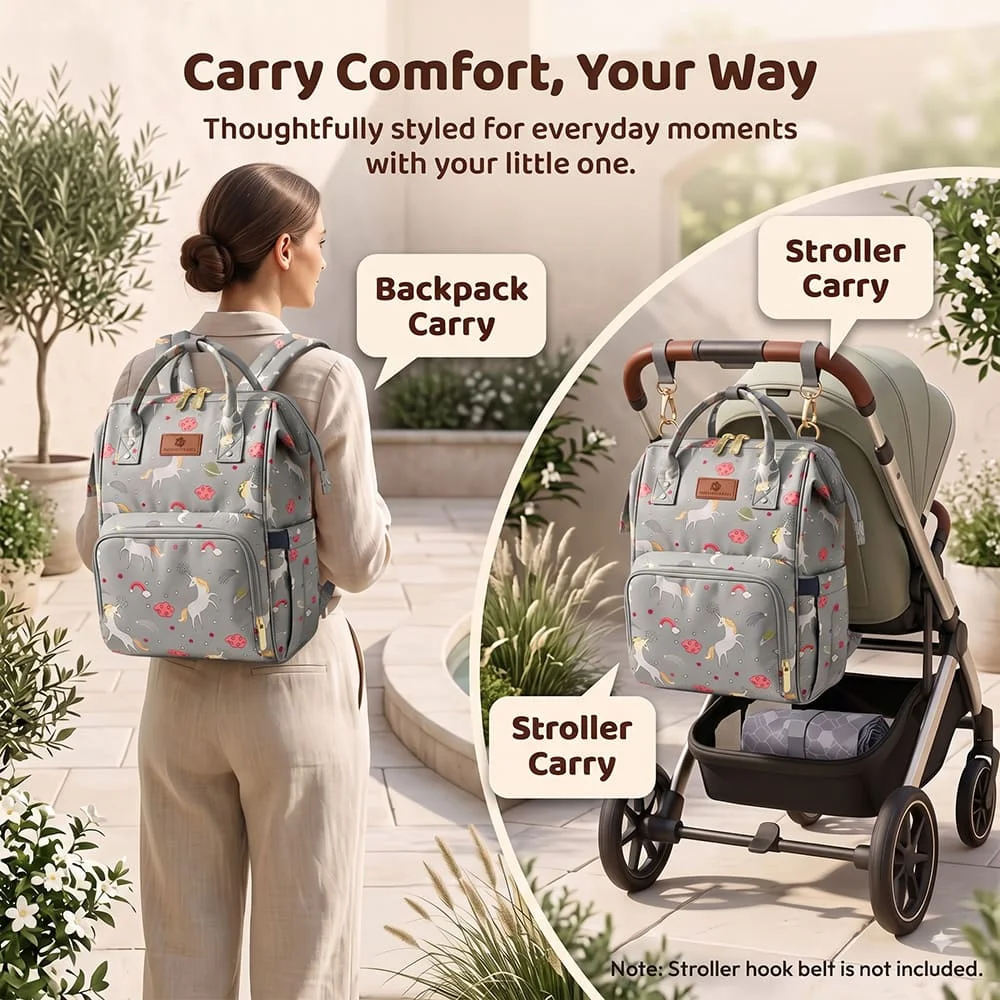 Unicorn diaper bag