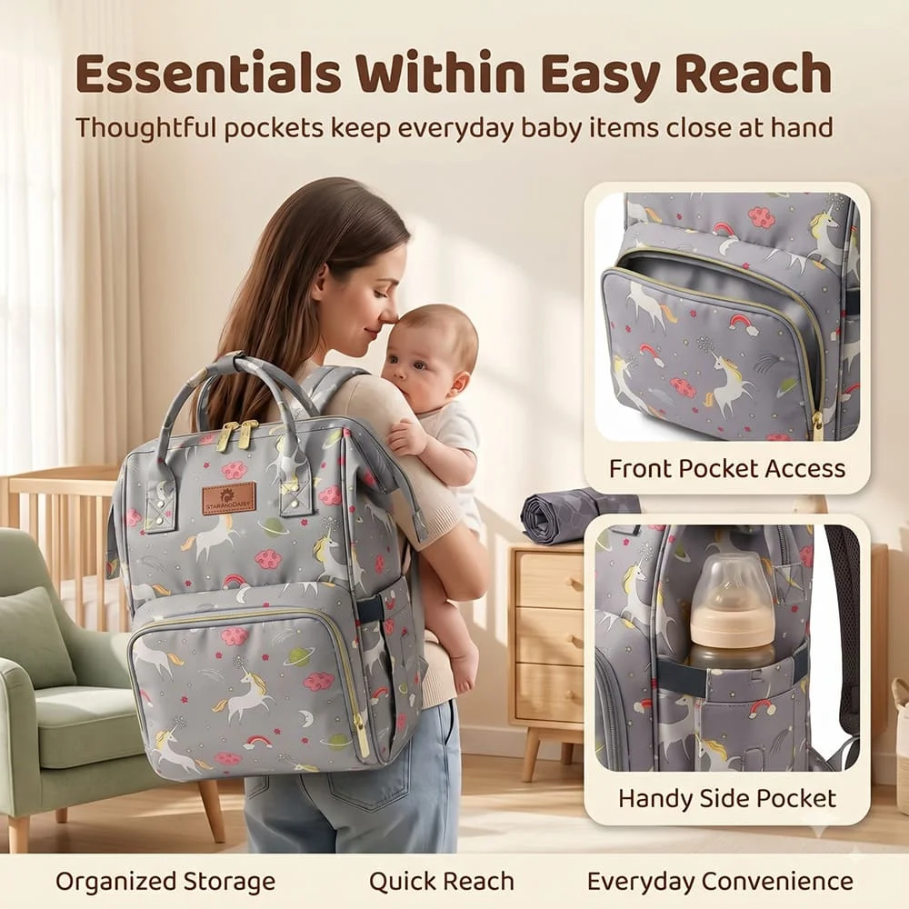 Unicorn diaper bag