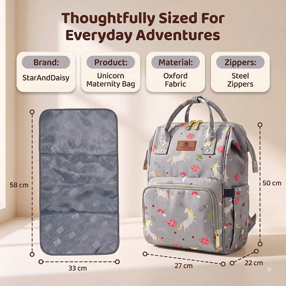 Unicorn diaper bag