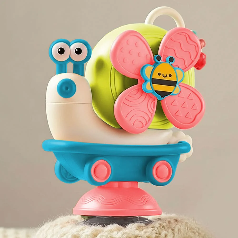 Windmill Snail Toy Pink
