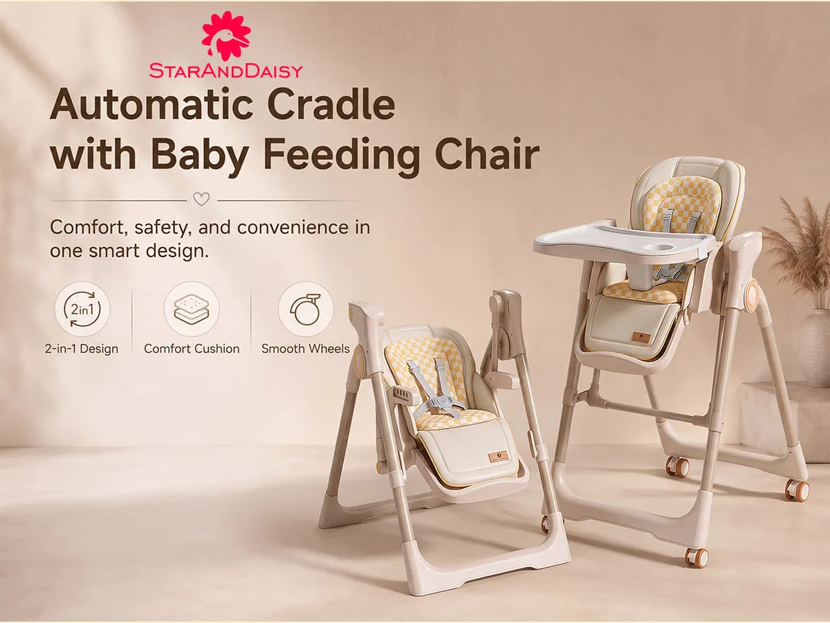 Automatic Cradle Cum Baby Feeding Chair
