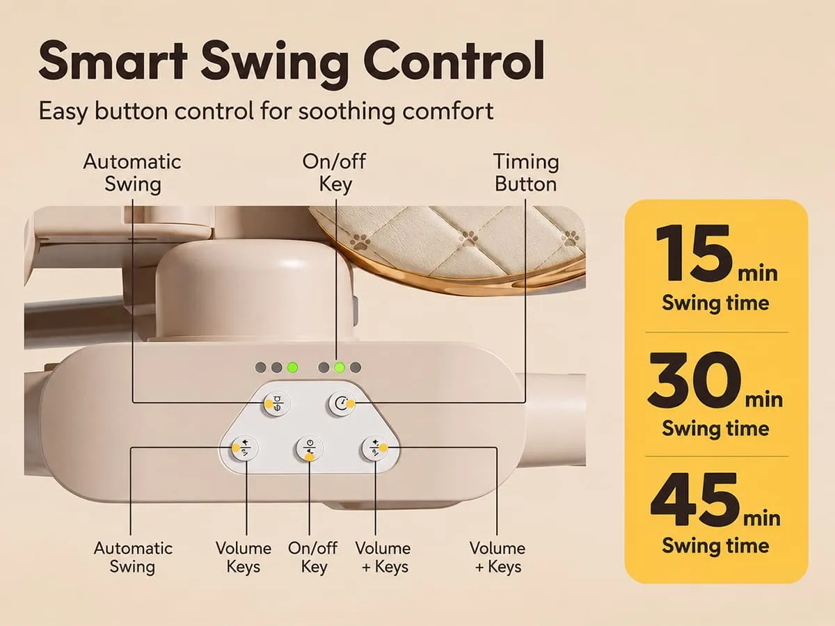 Automatic Cradle Cum Baby Feeding Chair