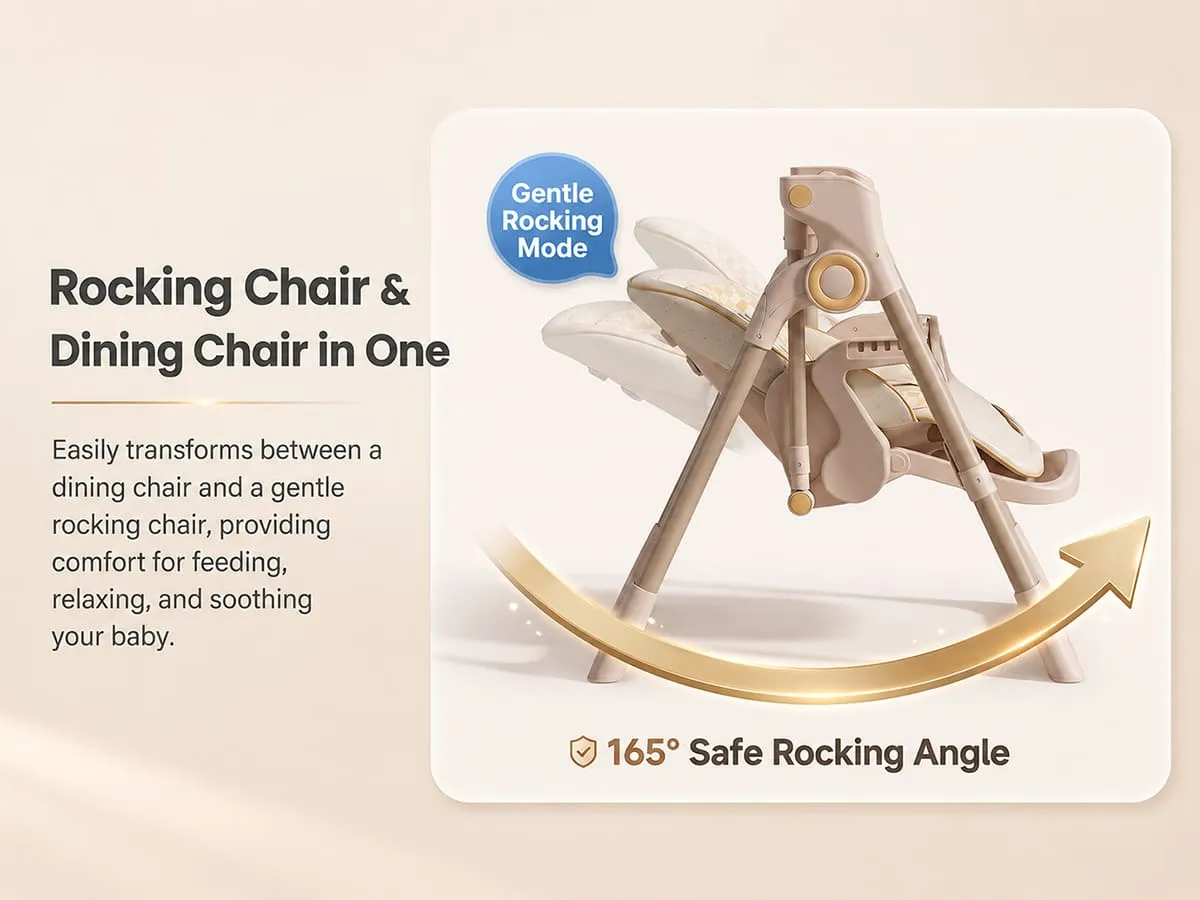 Automatic Cradle Cum Baby Feeding Chair
