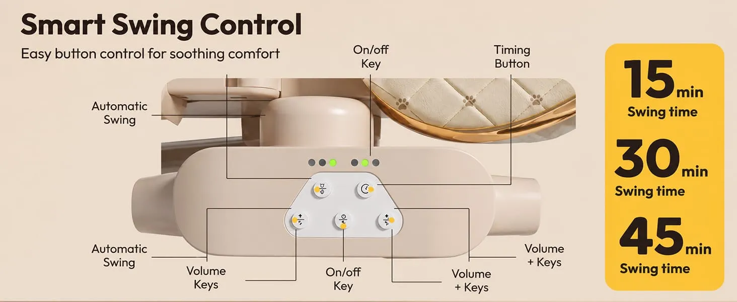 Automatic Cradle Cum Baby Feeding Chair