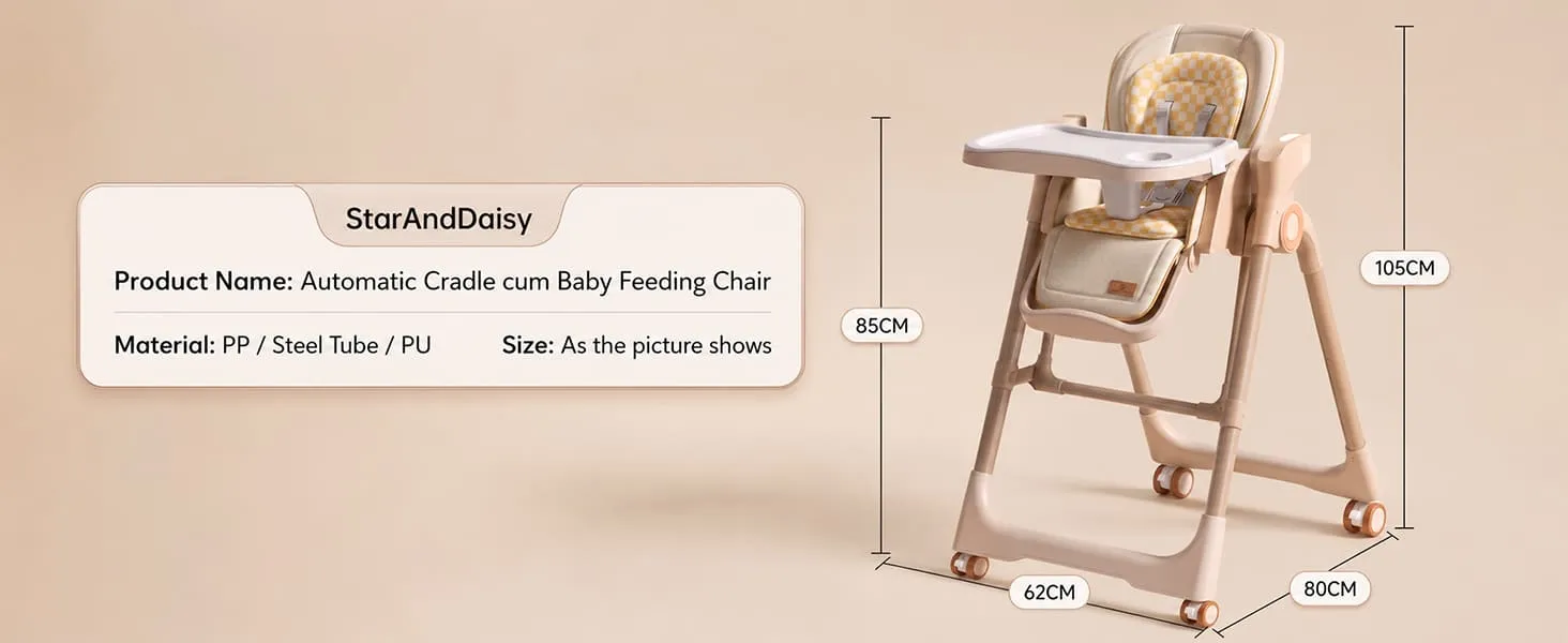 Automatic Cradle Cum Baby Feeding Chair