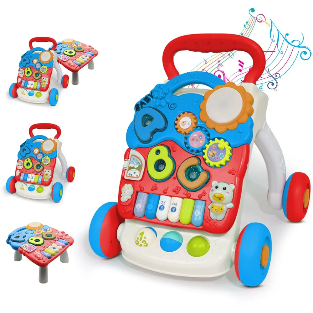 baby 2 in 1 baby walker with piano