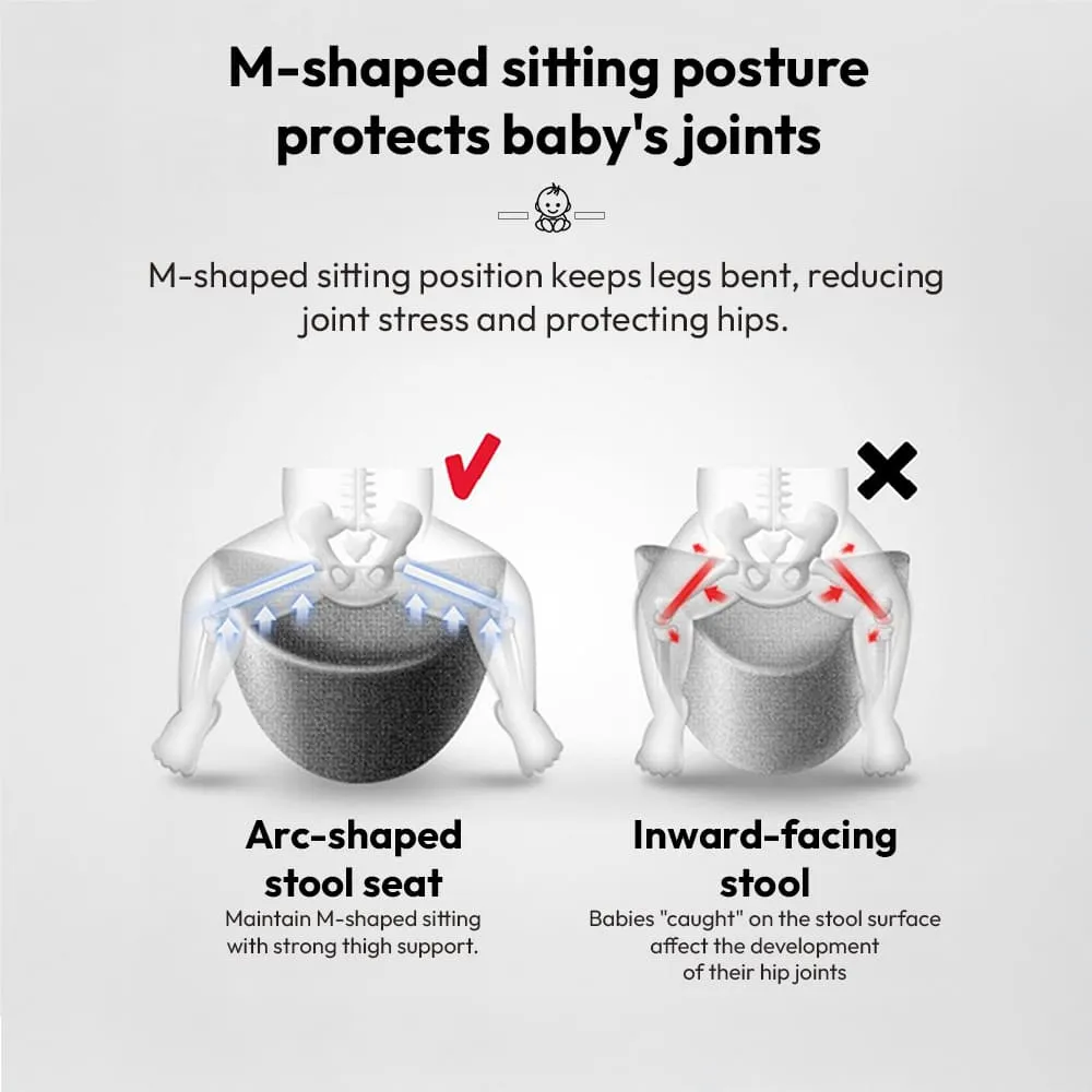 baby carrier grey m shaped