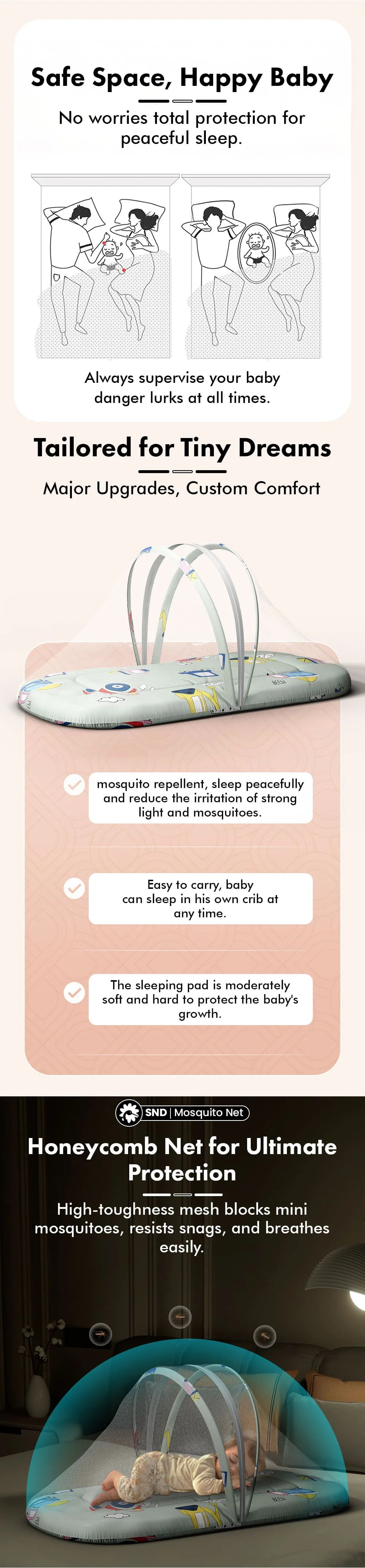 Bed Set with Mosquito Net