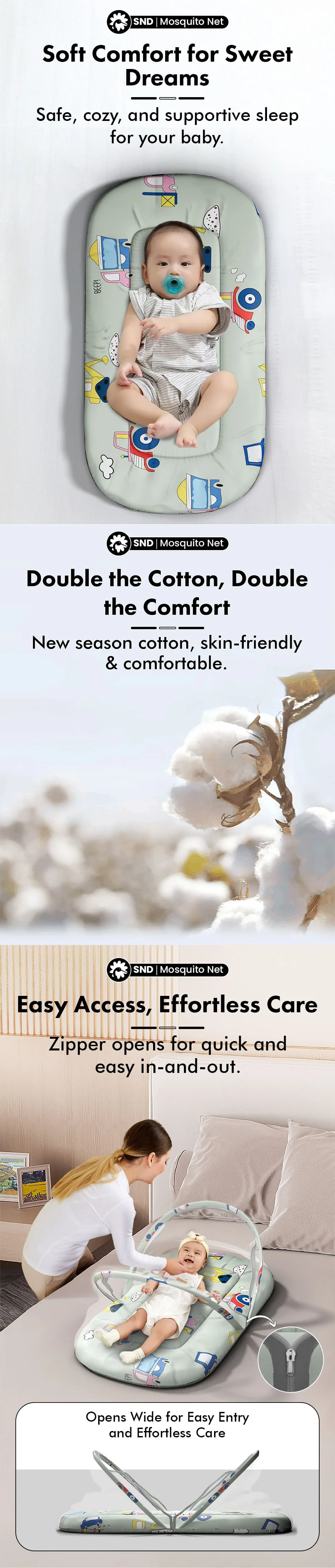 Bed Set with Mosquito Net