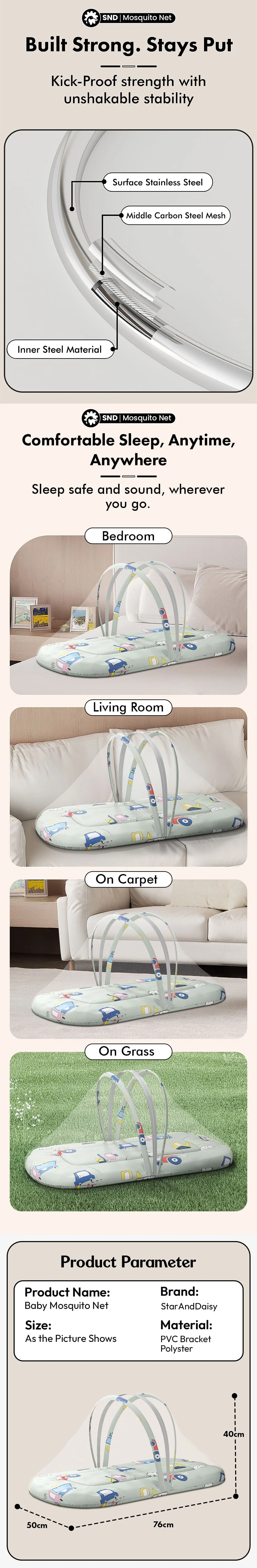 Bed Set with Mosquito Net