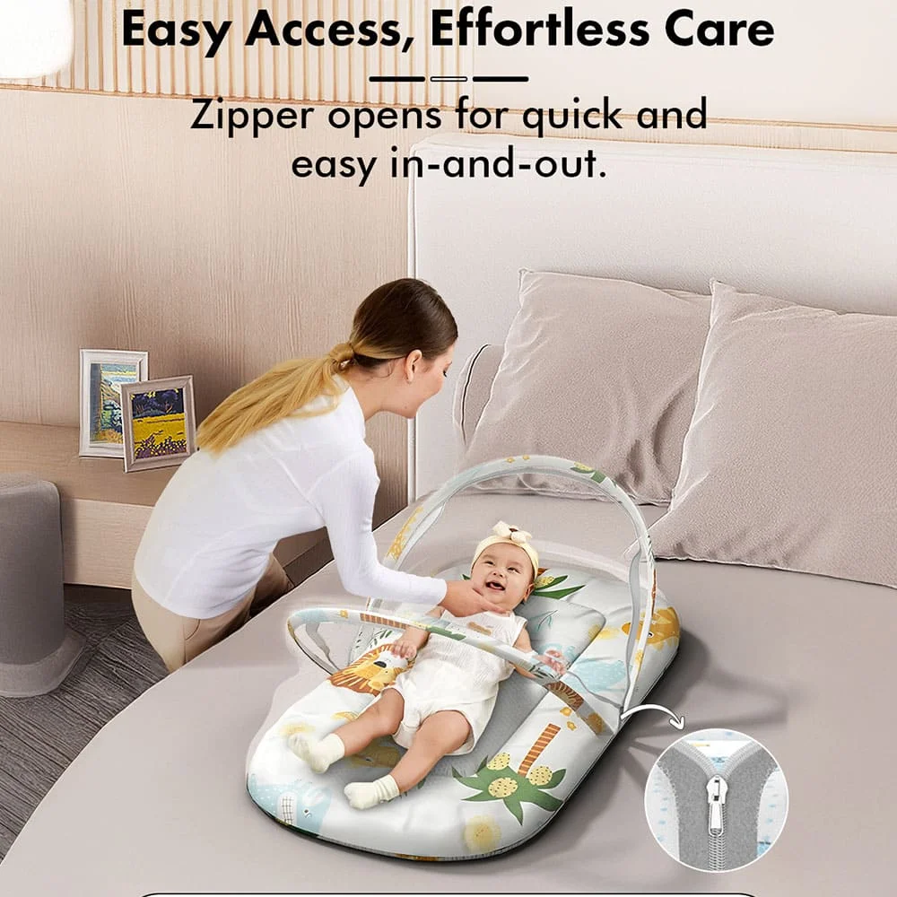 bed set safari print