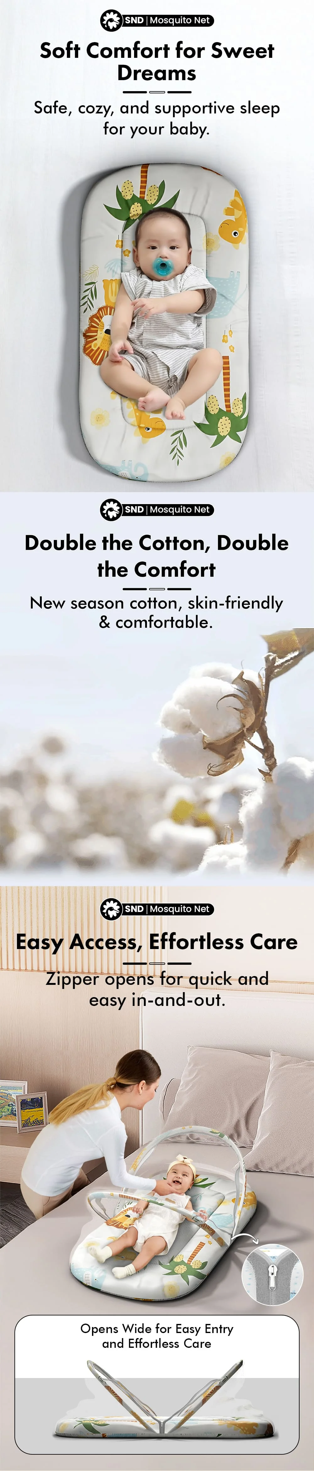 Bed Set with Mosquito Net