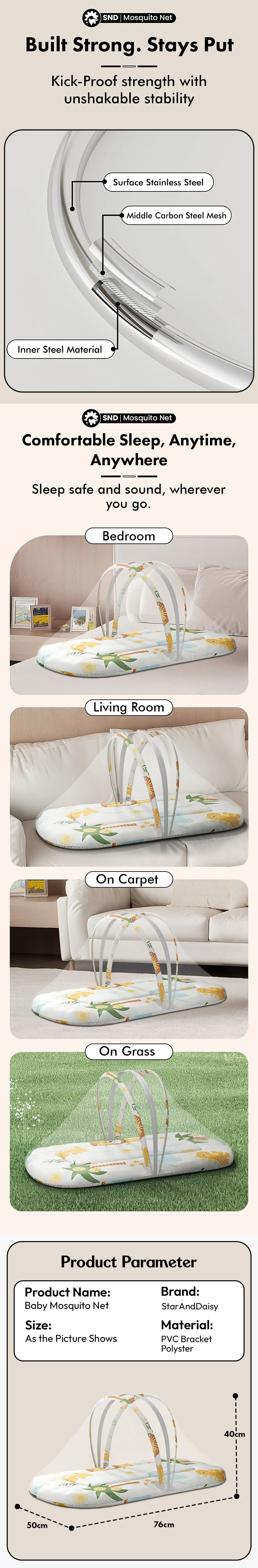 Bed Set with Mosquito Net