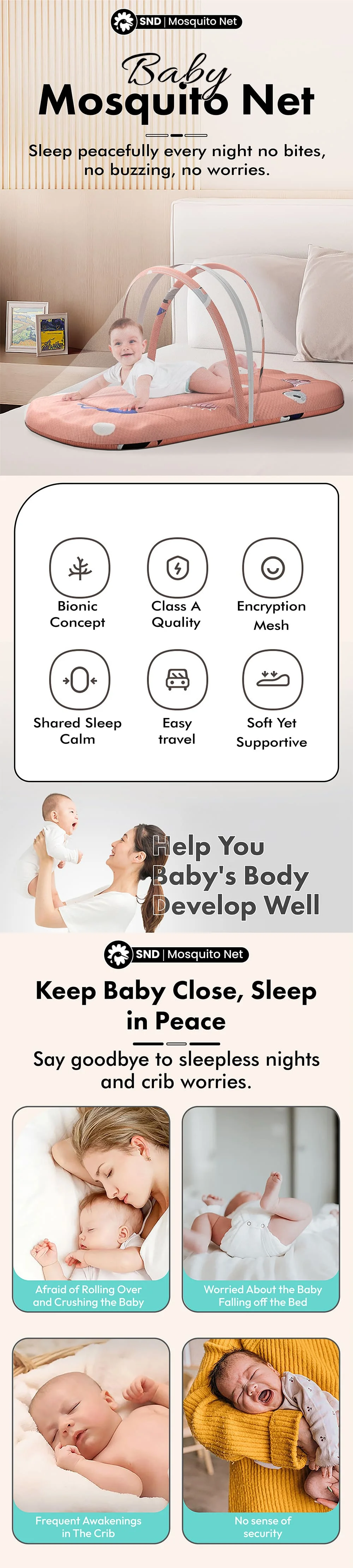 Bed Set with Mosquito Net