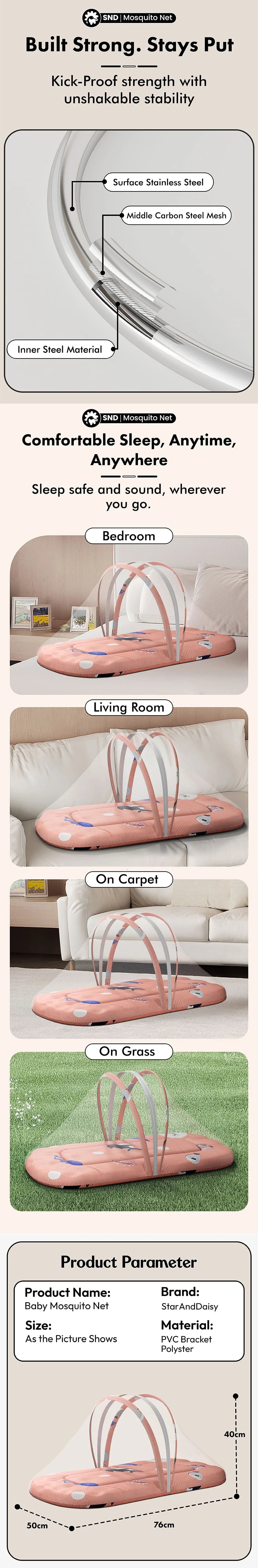 Bed Set with Mosquito Net