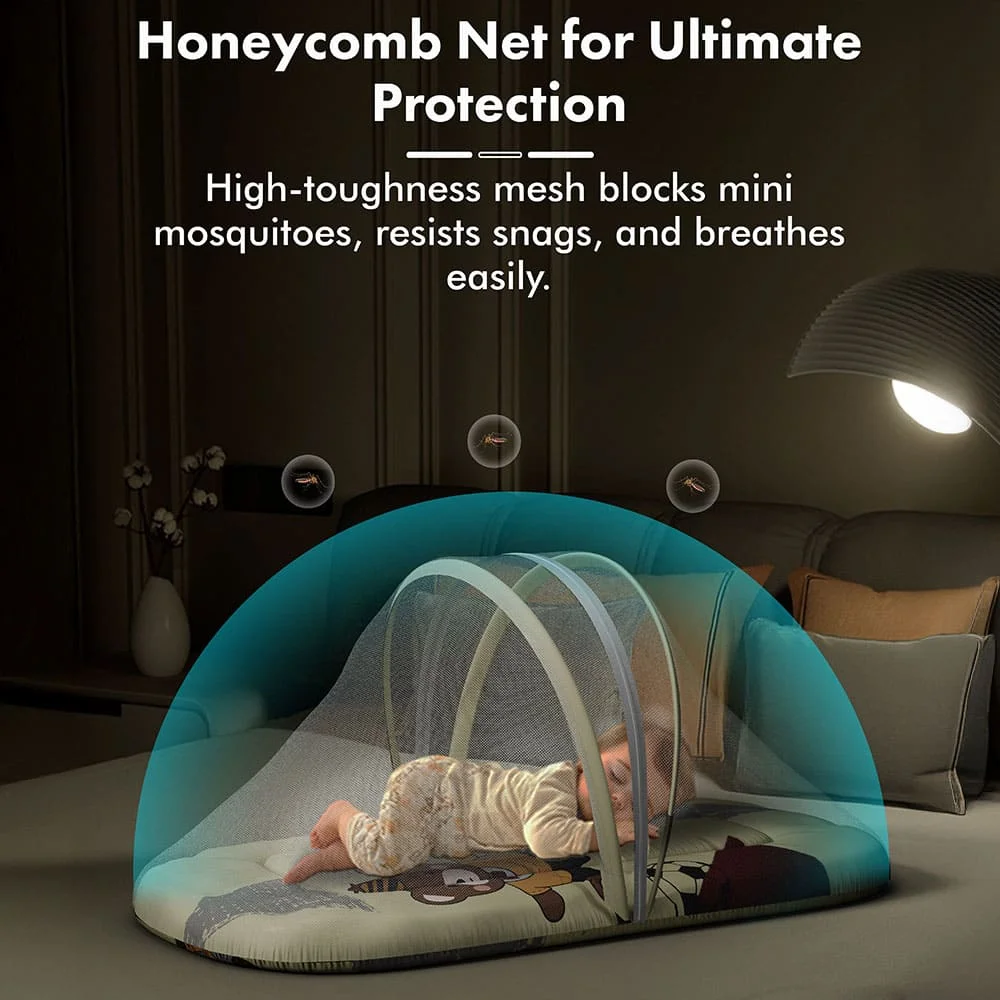 baby bed with mosquito net