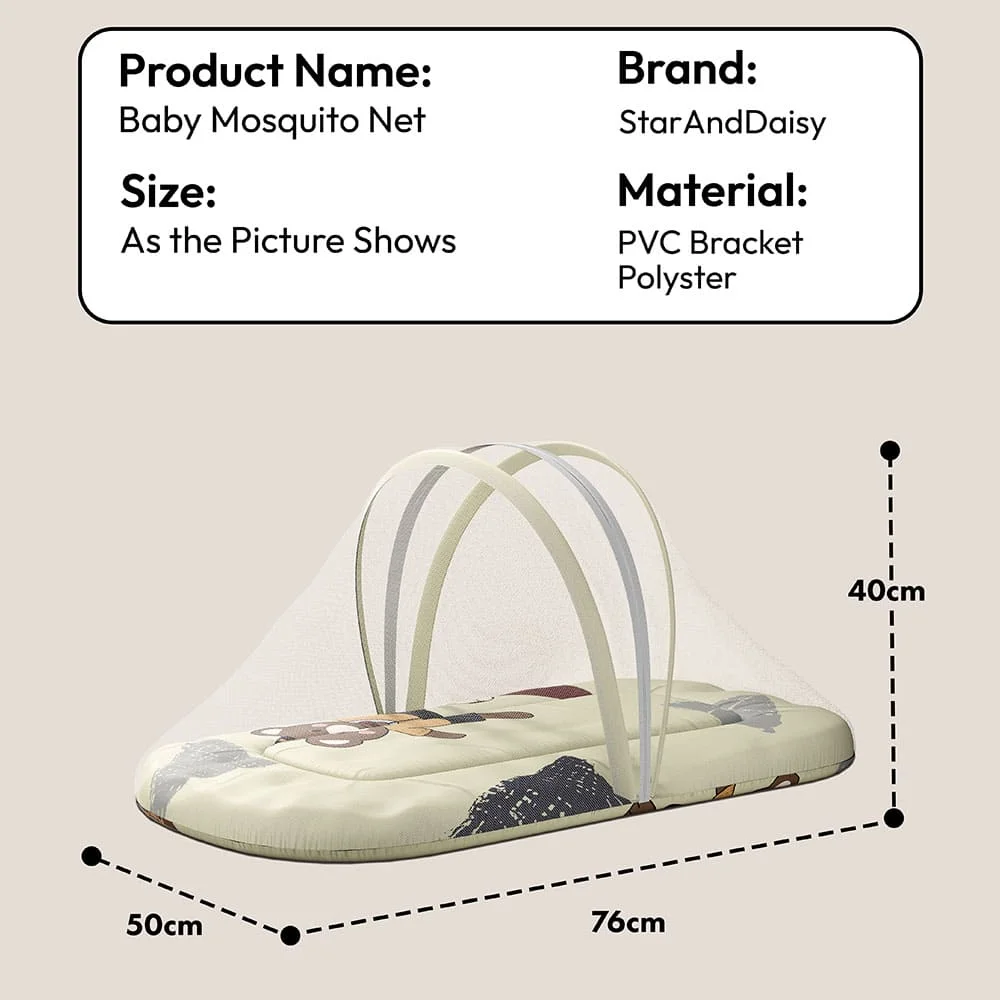 baby bed with mosquito net