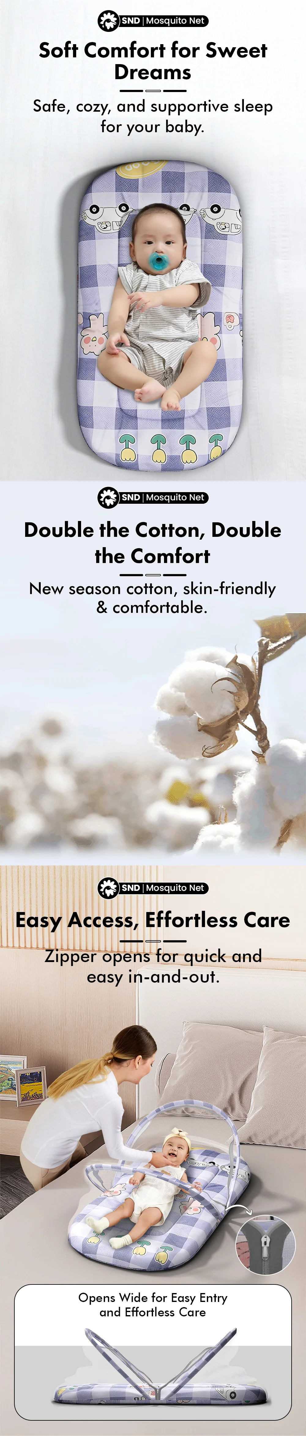 Bed Set with Mosquito Net