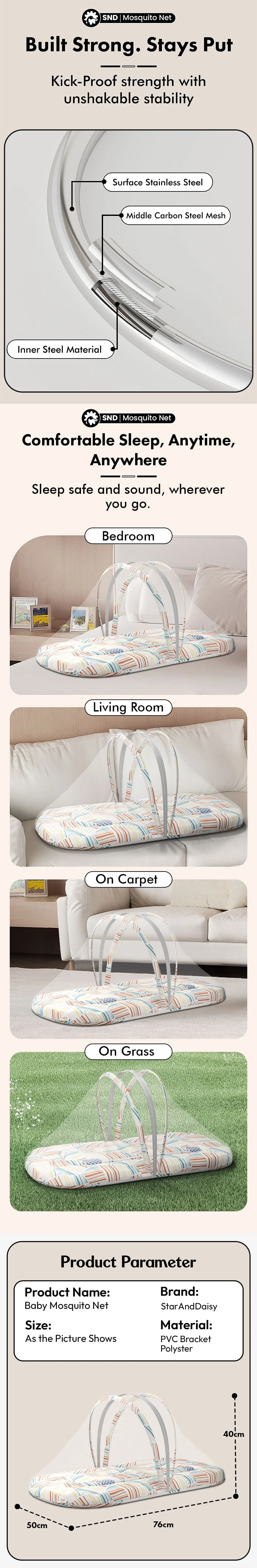 Bed Set with Mosquito Net