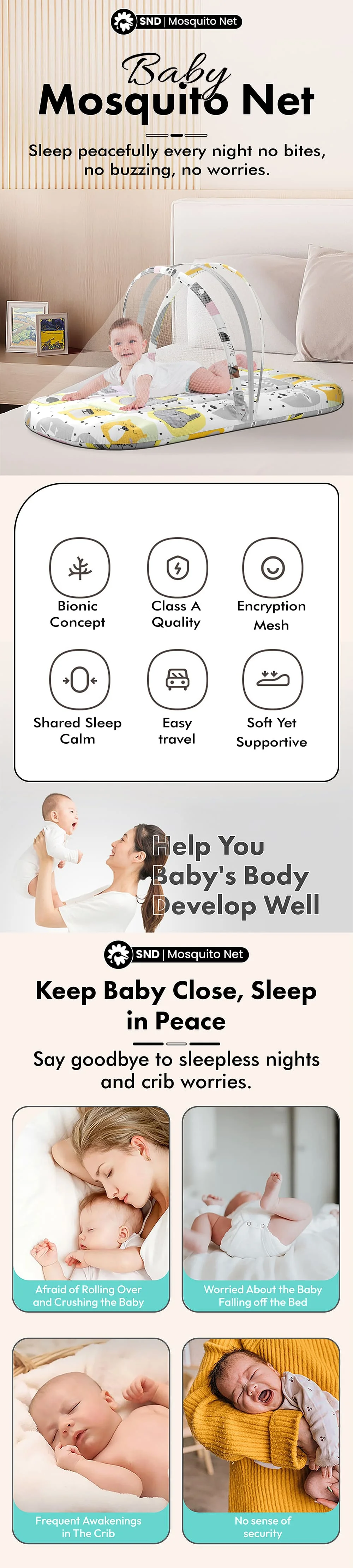 Bed Set with Mosquito Net